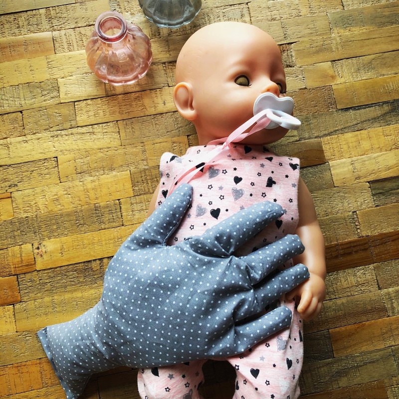 Tyngdehandske til babyer